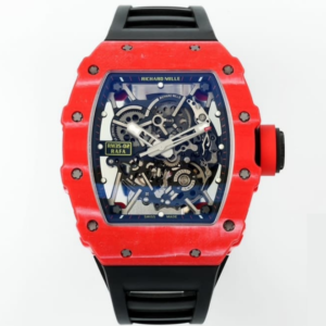 Richard Mille RM35-02 Replica Watch Rubber Strap - Super clone watches